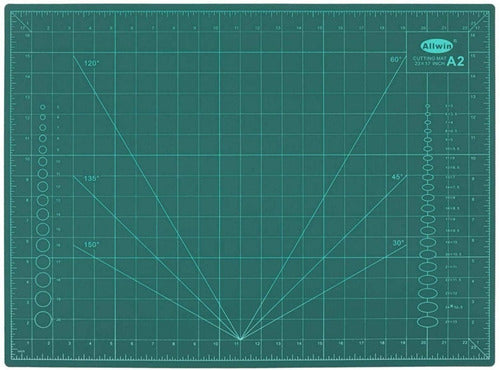 Tabla De Corte A2 60x45 Cm+ Cortador Cutter 45mm Y Repuestos