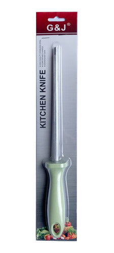 Afilador Cuchillo Chaira Metalico 12  Mango Resistente
