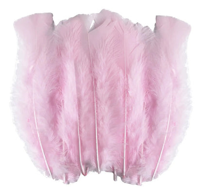 100 Plumas Decorativas Para Manualidades Disfraz Rosa