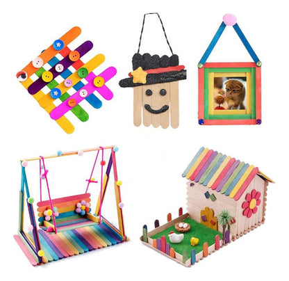 Palos De Paleta De Colores X 500 Unidades