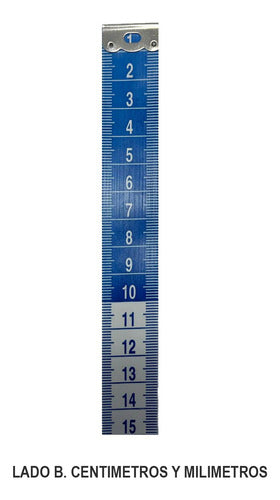 Metro Modisteria Cinta Metrica Resistente Cm Pulgadas X 12 Und