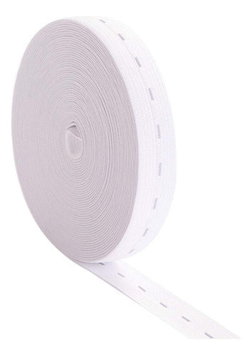 Elastico Resorte Con Ojal Ancho 20mm  X 10 Metros
