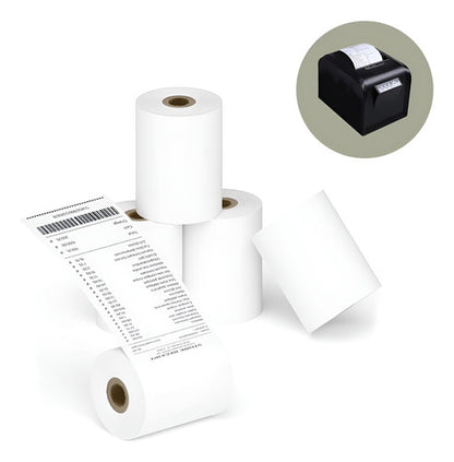 6 Rollos Papel Termico Impresora Pos Factura 80mm X 60 M
