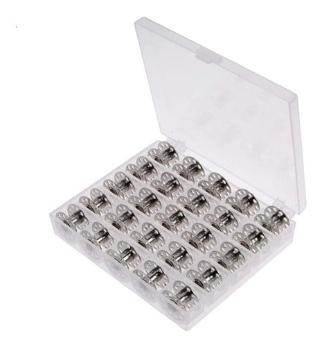 Caja Organizador De Bobina + Carreteles Metalicos X25unds Default Title