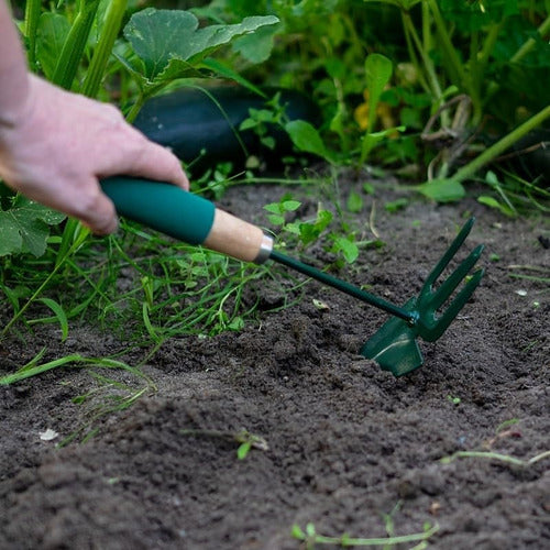 Herramienta Jardineria 2 En 1 Resistente Mango Antidelizable