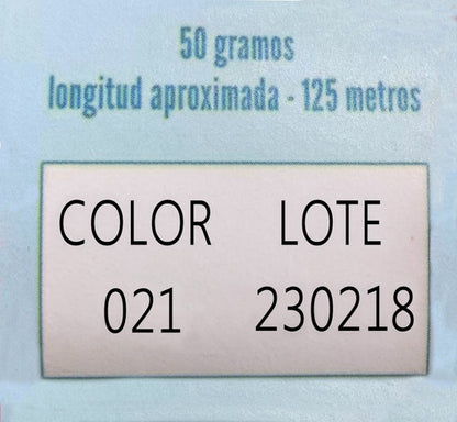 Lana Nube Acrilica Madeja De 50 Gramos 125 Metros