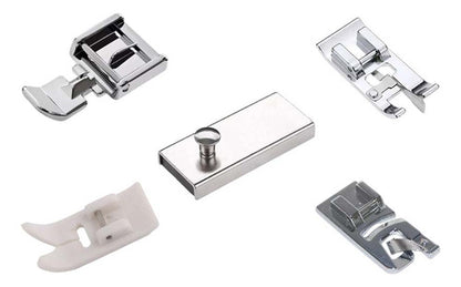 Kit Prensatela Para Maquina De Coser Familiar 4 Und Mas Guia