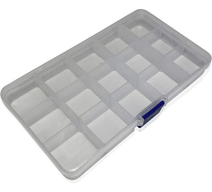 Caja Organizador Quince Compartimentos Pedreria Manualidades