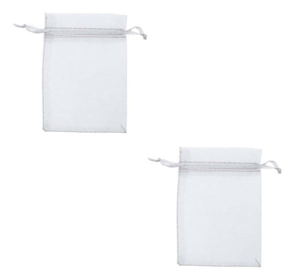 Mini Bolsa De Organza 8.0 Cmx 7.5 Cm Paquete X 25und