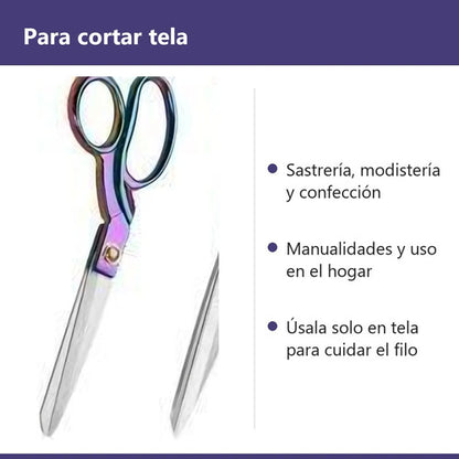 Tijera De Sastre 8 Pulgadas Acero Inoxidable Para Costura