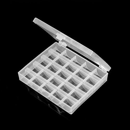 Caja Porta Carretes Bobinas Con Carretes Plasticos