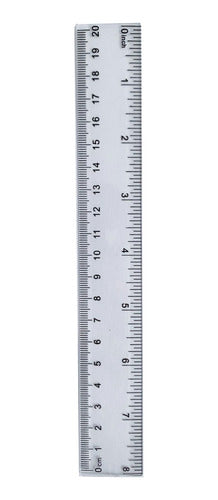Kit Geométrico Regla 20 Cm Transportador, Escuadra 45° Y 60°