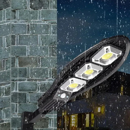 Lampara Solar Pared Impermeable Exterior 2500lm Sensor Movim 6v