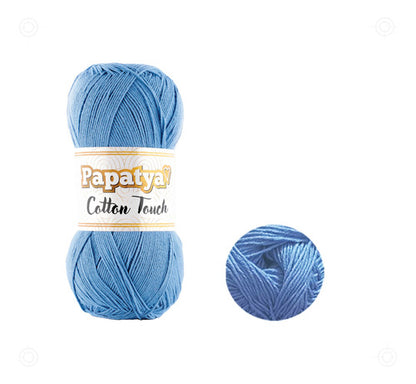 Lana Papatya Cotton Touch Algodon Tejido Ovillo 50g X 150mt