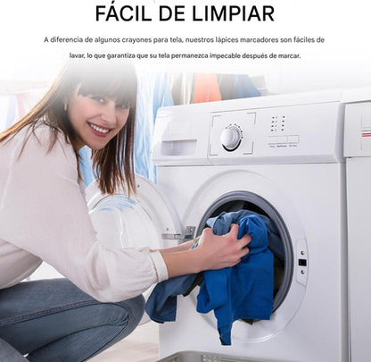 5 Lapiz Tiza Modistería Costura Dibujo Estudiantes