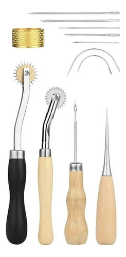 Kit Herramientas Para Cuero Marroquinería Costura 28 Piezas