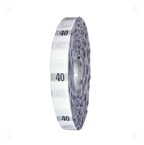 Talla Bordada Para Confeccion Ancho 12mm X 50metros