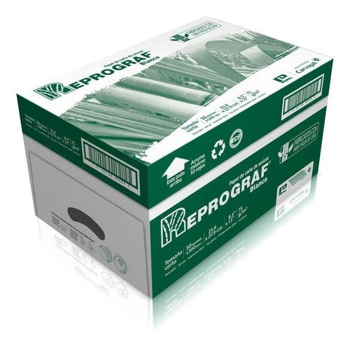 Resma De Papel Tamaño Carta Bond 500 Hojas Reprograf 75gr