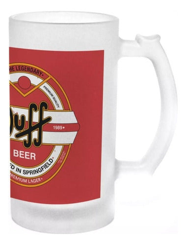 6 Mugs Cerveceros En Vidrio Opalizados Para Sublimar