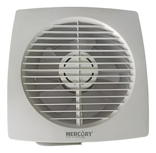 Extractor De Aire Para Baño O Cocina Con Rejilla 8 Pulgadas Blanco 110V