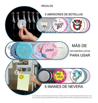 Maquina Para Hacer Botones Publicitarios