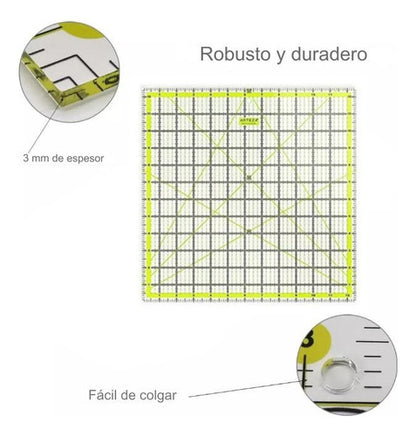 Kit De Herramientas Corte De Tela Tabla Corte A3  X39 Piezas
