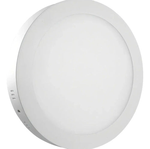 Panel Led Sobreponer Redondo 24w Certificada