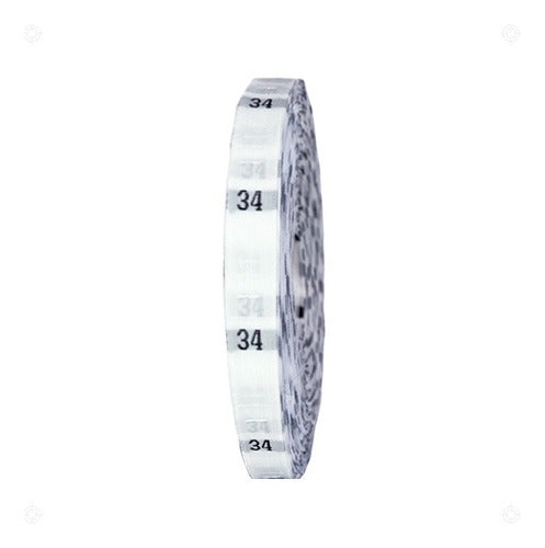 Talla Bordada Para Confeccion Ancho 12mm X 50metros