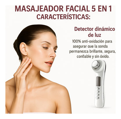 Masajeador Facial Eléctrico Cuidado Piel Ojeras Antiarrugas