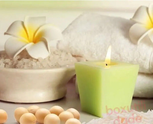 Kit Parafina Velas Cera De Soja Bases Esencia Y Pabilo 3m
