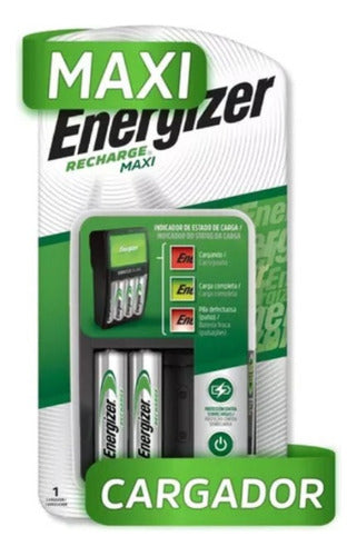 Cargador De Pila Energizer Maxi - +2 Pilas (aa) Entrada 1.2v Salida