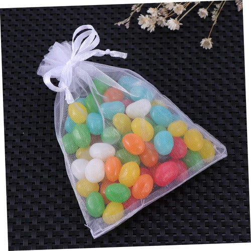 Bolsa De Organza 12cmx 9cm Paquete X 25und