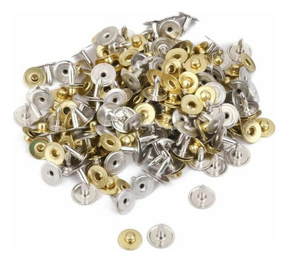 Boton Broche Remache  Para Pantalon 10mm X 100 Unid
