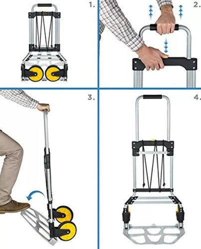 Carrito De Carga Plegable Tipo Zorra Capacidad 130 Kg
