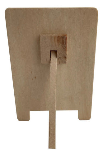 Pizarra Pequeña De Pie Madera Para Tiza Decoración