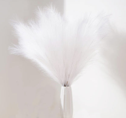 Pampas Decoración 5 Tallos Plantas Artificiales Ramo 80cm