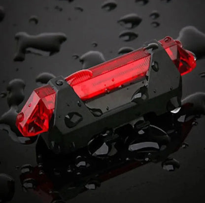 Luz Led Recargable Usb Para Bicicleta Delantera Y Trasera