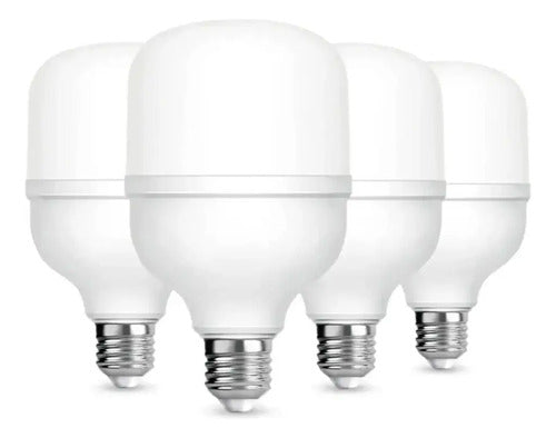 Bombillo Led 50w Ahorrador E27 Alta Potencia Pack X3 Und 100-240v Blanco Frío