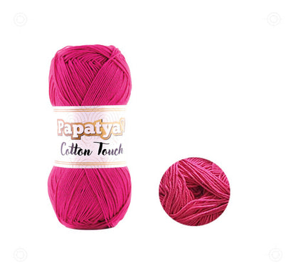 Lana Papatya Cotton Touch Algodon Tejido Ovillo 50g X 150mt