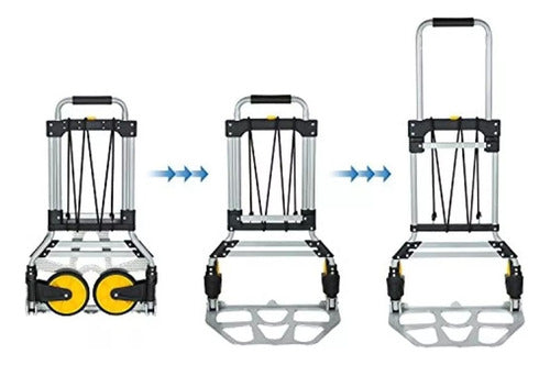 Carrito De Carga Plegable Tipo Zorra Capacidad 130 Kg