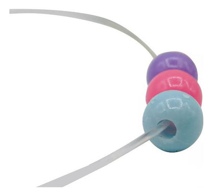 Perlas Plasticas Colores Pasteles Infantiles 50 Grs X500 Und