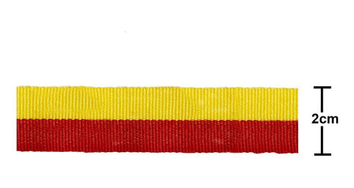 Cinta Bandera De Bogota Falla Poliéster 2cms X 25 Mts