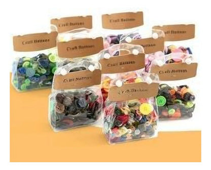 Botones Plásticos Surtidos De Colores Para Manualidades 175g