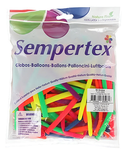 Bomba Mil-figura, Multifigura, Tubito, Sempertex Neón X50 Neón