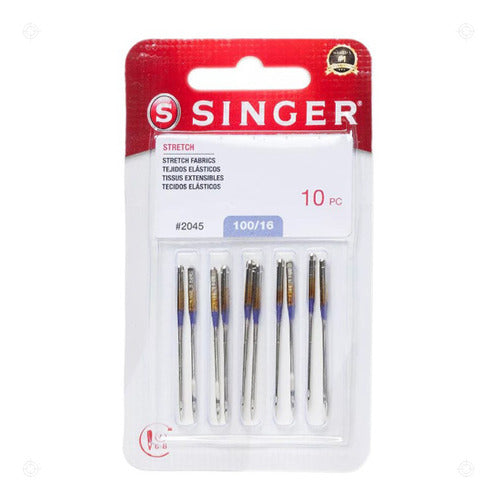 Agujas Singer Maquina De Coser Familiar 2045 Punta Bola
