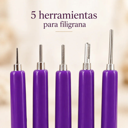 Herramienta Para Filigrana X 5 Piezas