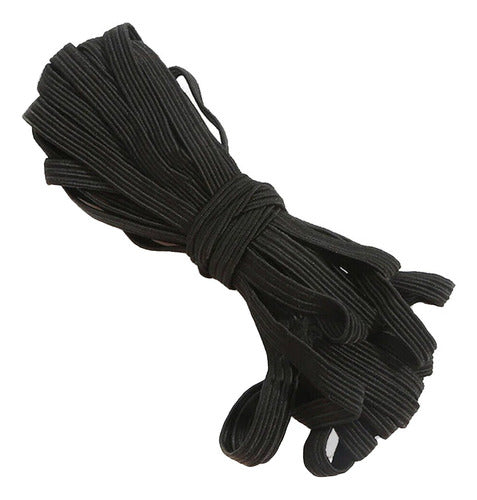 3 Unidades Elastico Resorte Caucho Trenzado 10mm X 10 Metros