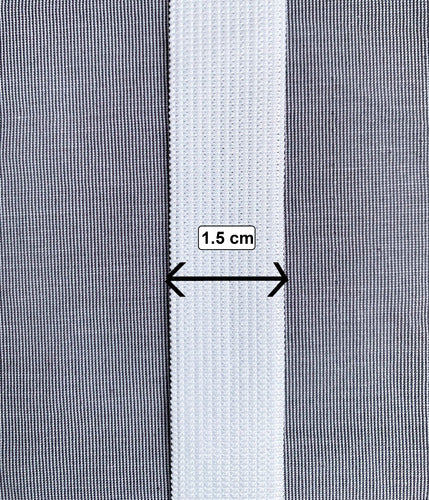 Elástico Resorte Caucho Blanco De 1,5cm X120 Metros 1 Kilo