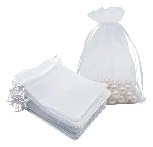 Bolsa De Organza 15cmx 20cm Paquete X 100und