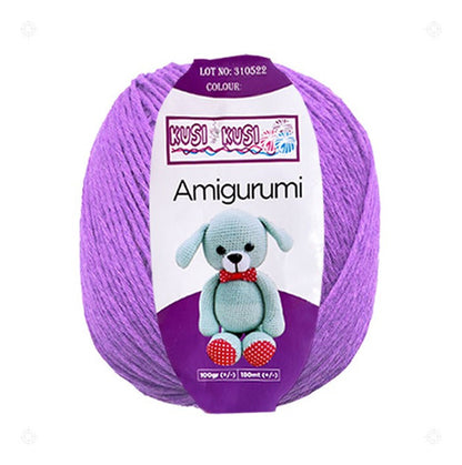 Madeja De Lana Amigurumi Algodon 100 Gramos X 180 Metros